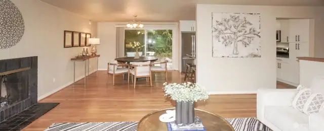 Living Room to Dining Area