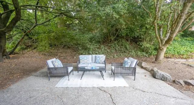 Lovely Patio in Backyard