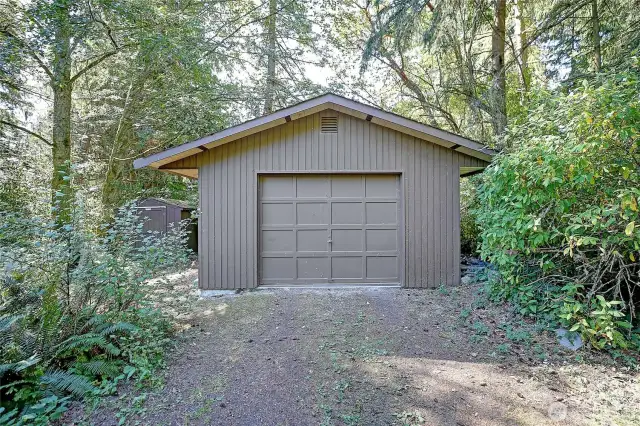 The detached garage offers more than just vehicle storage. It's a fully independent space ideal for workshop, studio, home gym. With ample square footage, easy access, and separation from the main home, it provides both privacy and possibility.  Adjacent to it, the standalone shed adds a second layer of utility - perfect for storing tools, gardening gear, outdoor equipment of seasonal decor.