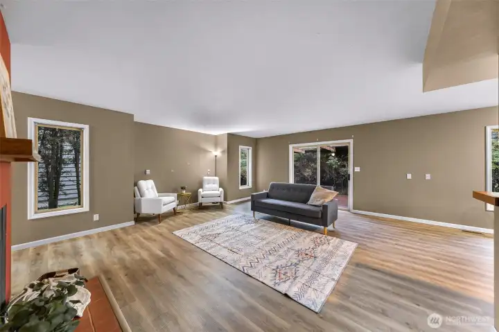 New floors throughout