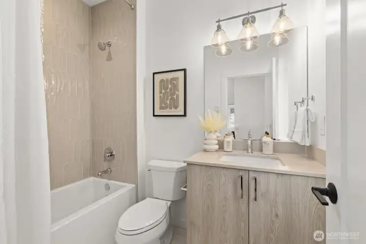 3rd Full Bathroom with heated floors.