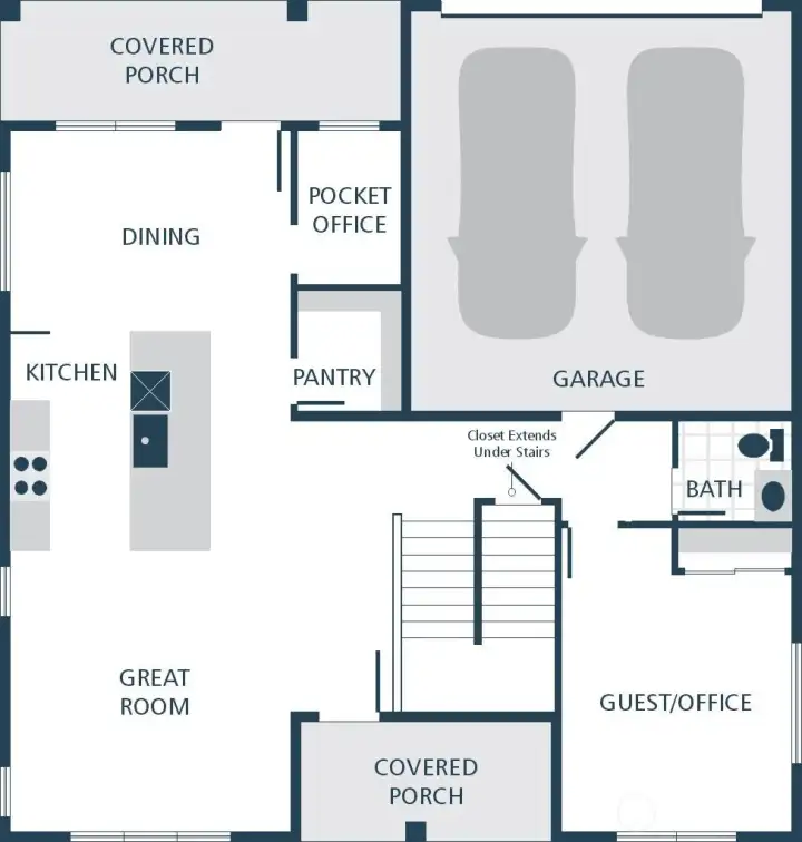 Photographs are for illustrative purposes only. Features, finishes, interior/exterior colors, landscaping and floorplan shown may vary from actual homes built