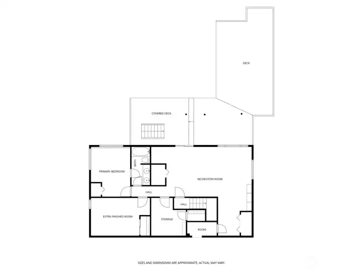Lower-level floorplan
