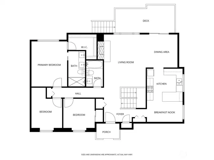 Main floor floor plan.