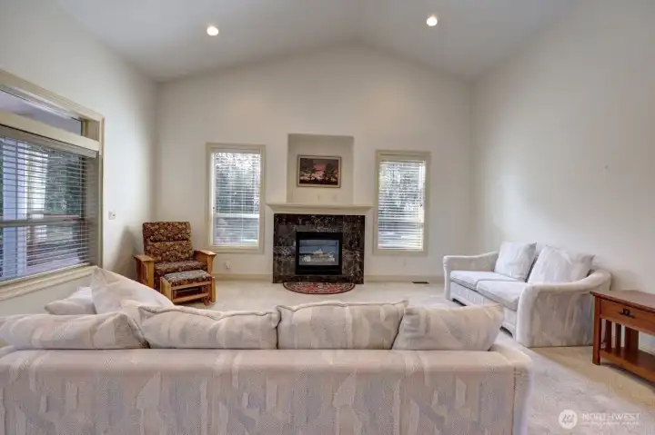 Furniture comes with the home if buyer wishes.  Lots of light in this open concept floor plan.