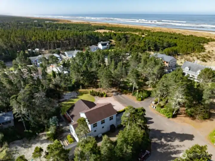 Another view of the beach just steps away.