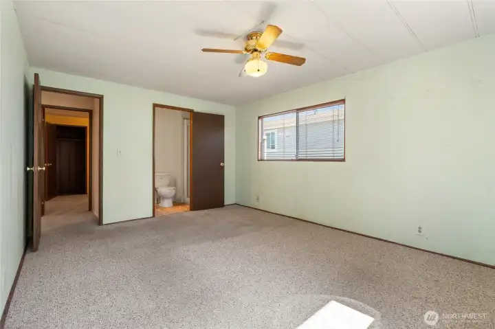 Enjoy the comfort of having your own 3/4 bathroom.