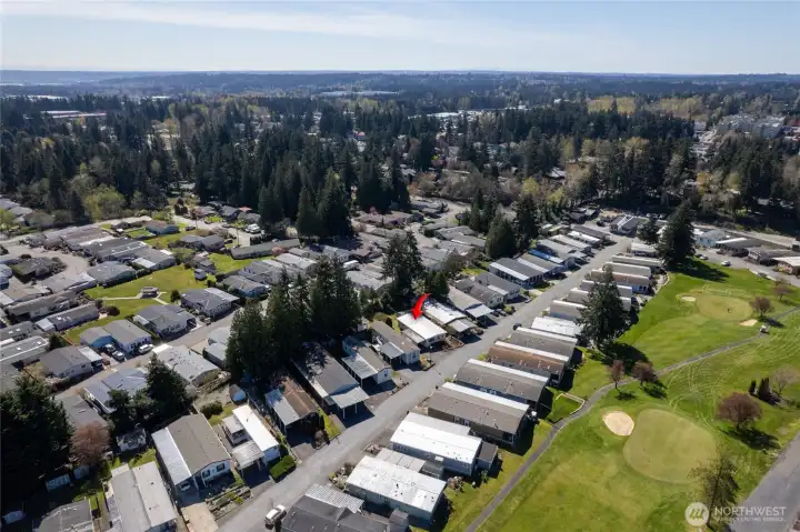 Take to the 9 hole golf course any time you'd like!