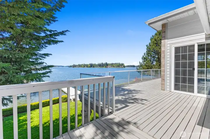 Large full-length deck