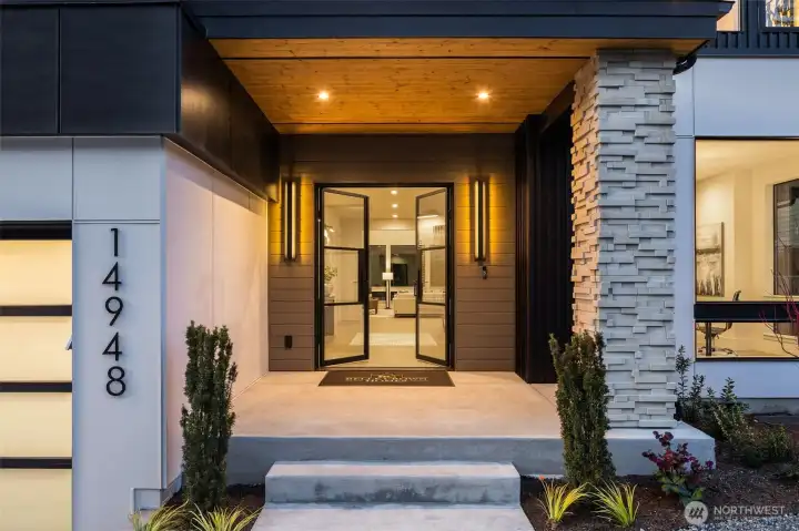 Covered front porch