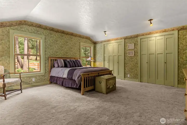 Second upstairs guestroom, also with additional unfinished attic space that could be finished out.