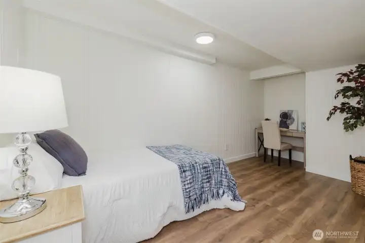 " Bedroom" / spare room off separate living space.
