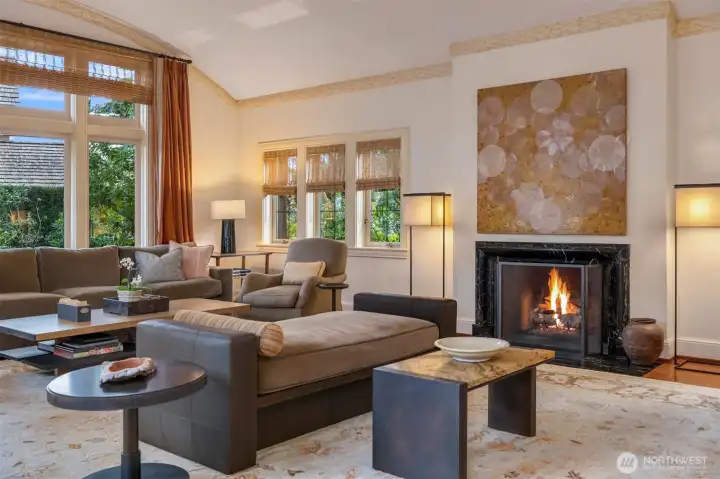 Enjoy the crackle of the fire in the evenings as you unwind for the day. Enjoy the crackle of the fire in the evenings as you unwind for the day.