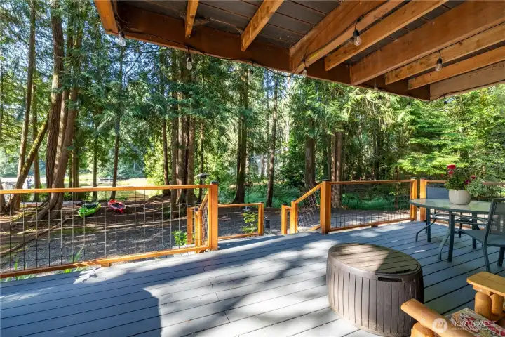 Awesome covered deck