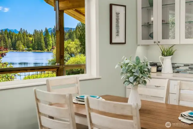 Enjoy the view while dining!
