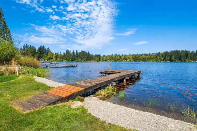 Life is better at the lake! Canoe, kayak, paddleboard, swim, fish and more!