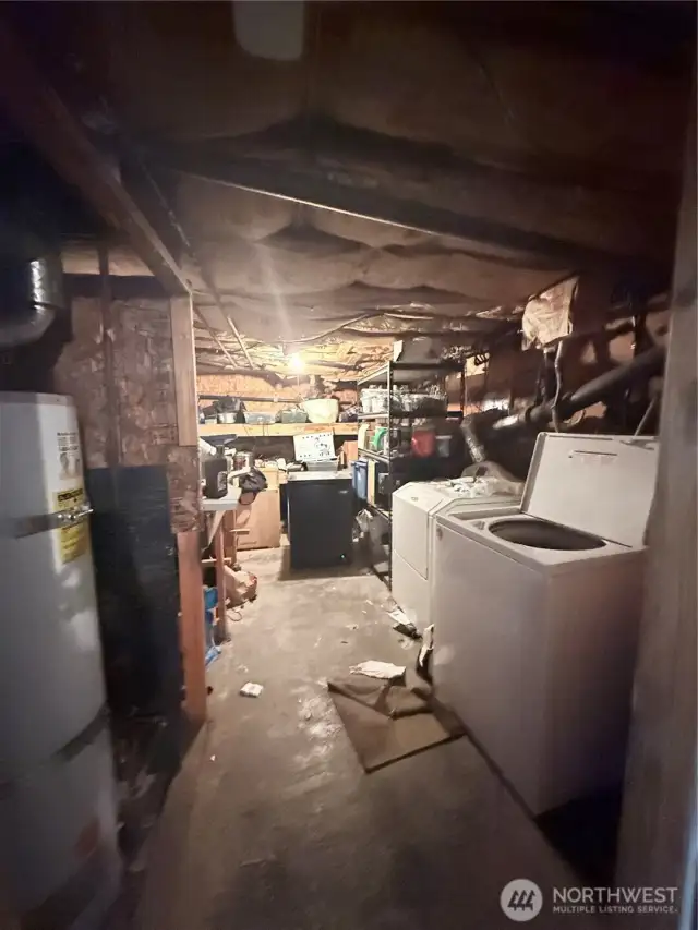 Shared laundry room and storage. Can be access by both upper and lower unit.