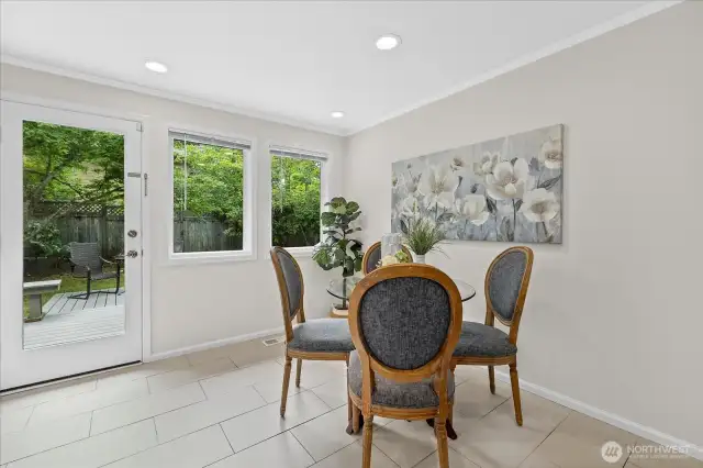 Breakfast area