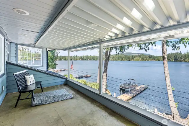 Vie of lake from upper deck.