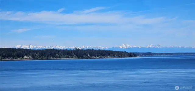 Beautiful view of the Olympics