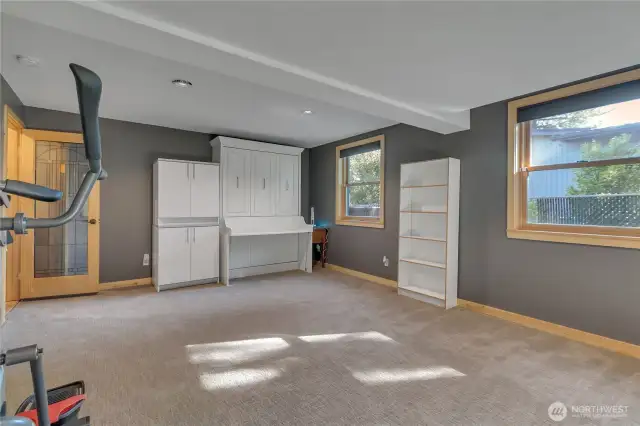 Murphy Bed for guests private downstairs space