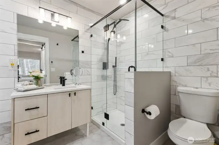 - Including large step-in shower
