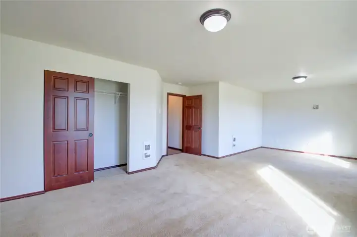 3rd oversized bedroom could be 2 rooms if needed.  Or great space for hobbies.