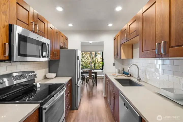 Remodeled kitchen