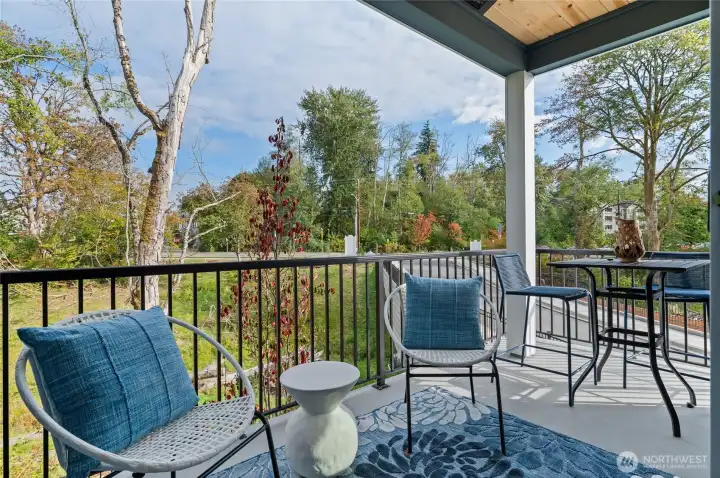 Each home is complete with its own heated balcony for year round use.