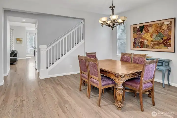 Beautiful hardwoods, open flowing floorplan. This home is ideal living....