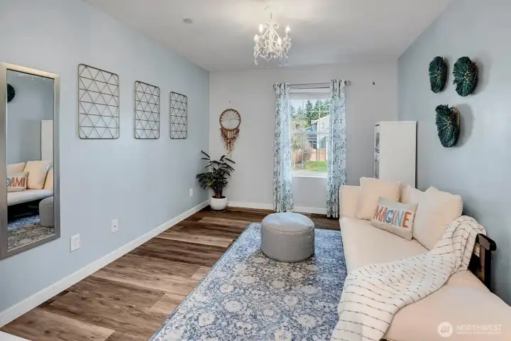 Bedroom 3 of 6......also features custom closet.