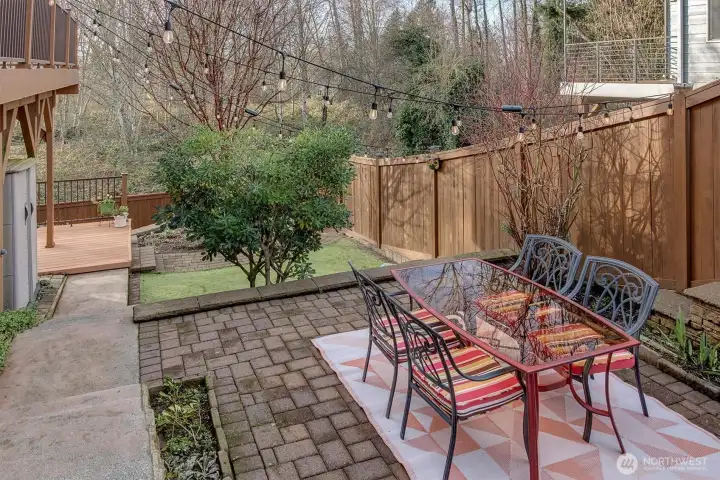 You're sure to love this happy little patio for summer time fun! This is such a fun home inside and...out!