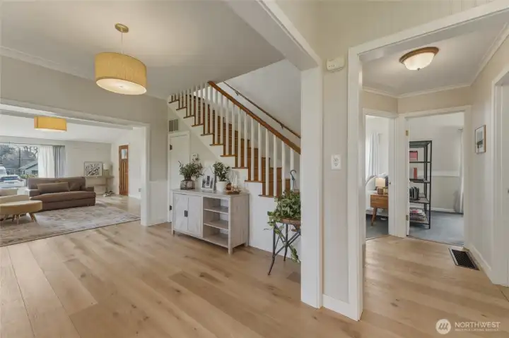 Stairway leading up to Primary and 4th Bedroom