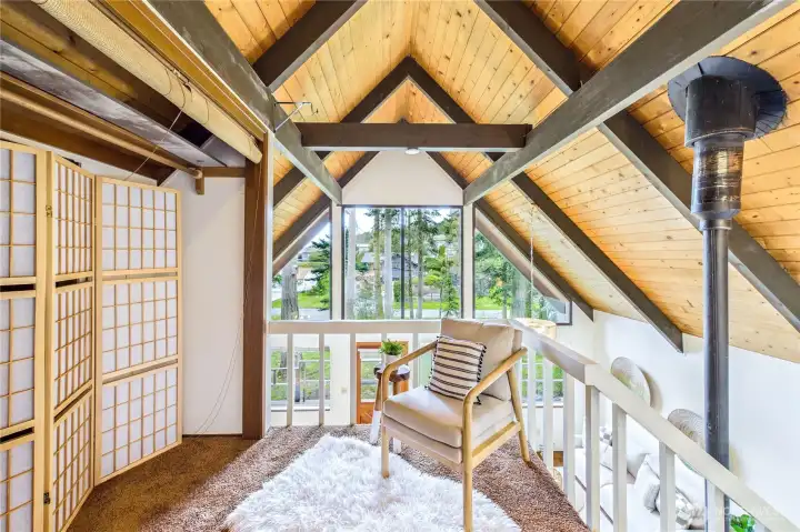 Wake up to a view of the trees