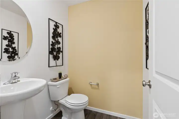 Main floor bathroom. Photos are for representational purposes only, colors, elevation and features may vary.