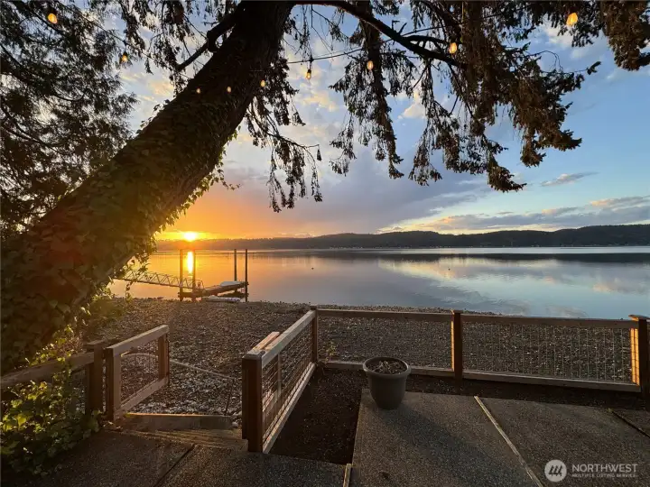 Sunset on the Hood Canal...One of the many ever changing views!