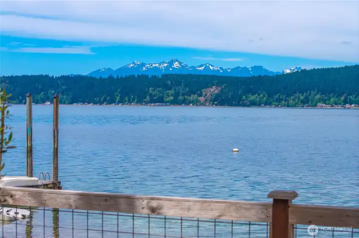 Gorgeous Olympic mountain and marine view