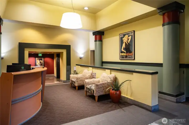 The secure lobby makes it easy to receive packages and guests, and the concierge is here to assist. The secure lobby makes it easy to receive packages and guests, and the concierge is here to assist.