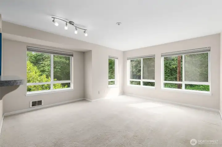 Corner End unit, with tons of windows and natural light