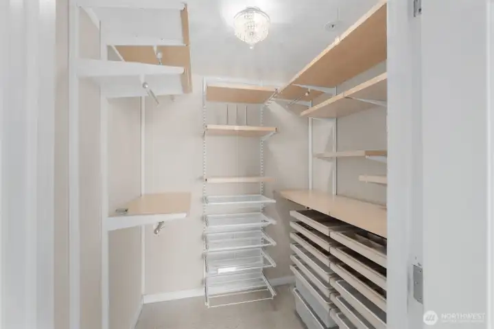 Wow! Walk-in Primary Closet