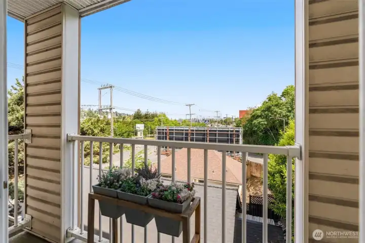 Balcony off Primary Bedroom