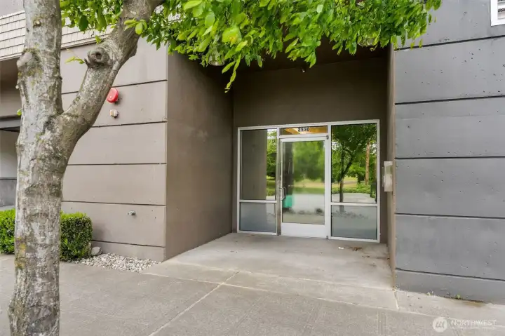 Secure Lobby Entrance