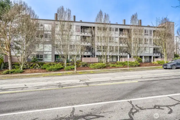 East side of Holden Manor - a well managed building of 25 units.