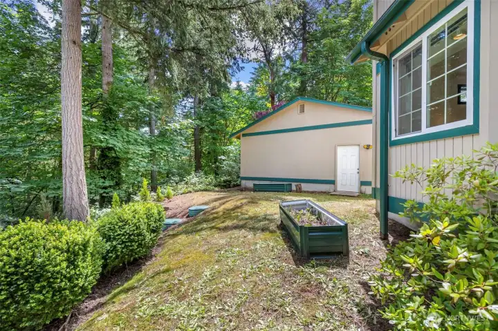 There's definitely room to garden! There's definitely room to garden!