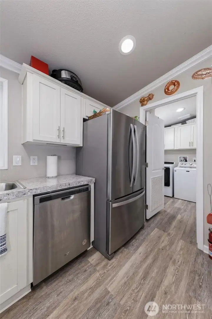 Stainless steel appliances..