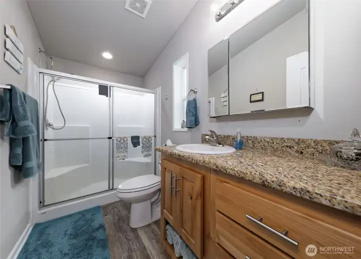 Primary bathroom..