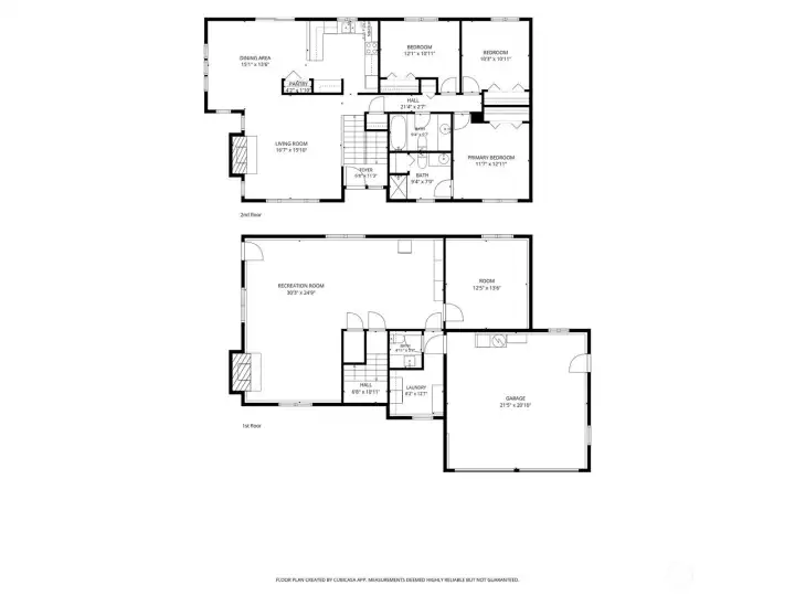 Main level floor plan showing the efficient layout. Main level floor plan showing the efficient layout.