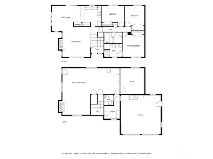 Lower level floor plan highlighting the flexible living spaces. Lower level floor plan highlighting the flexible living spaces.