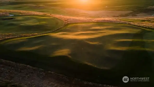 Sunset on the course!