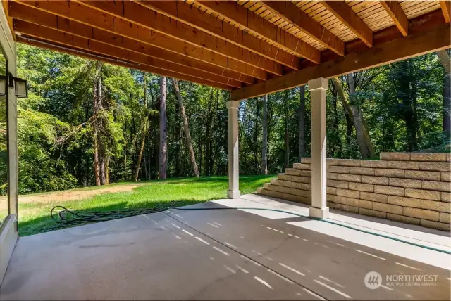 Covered patio